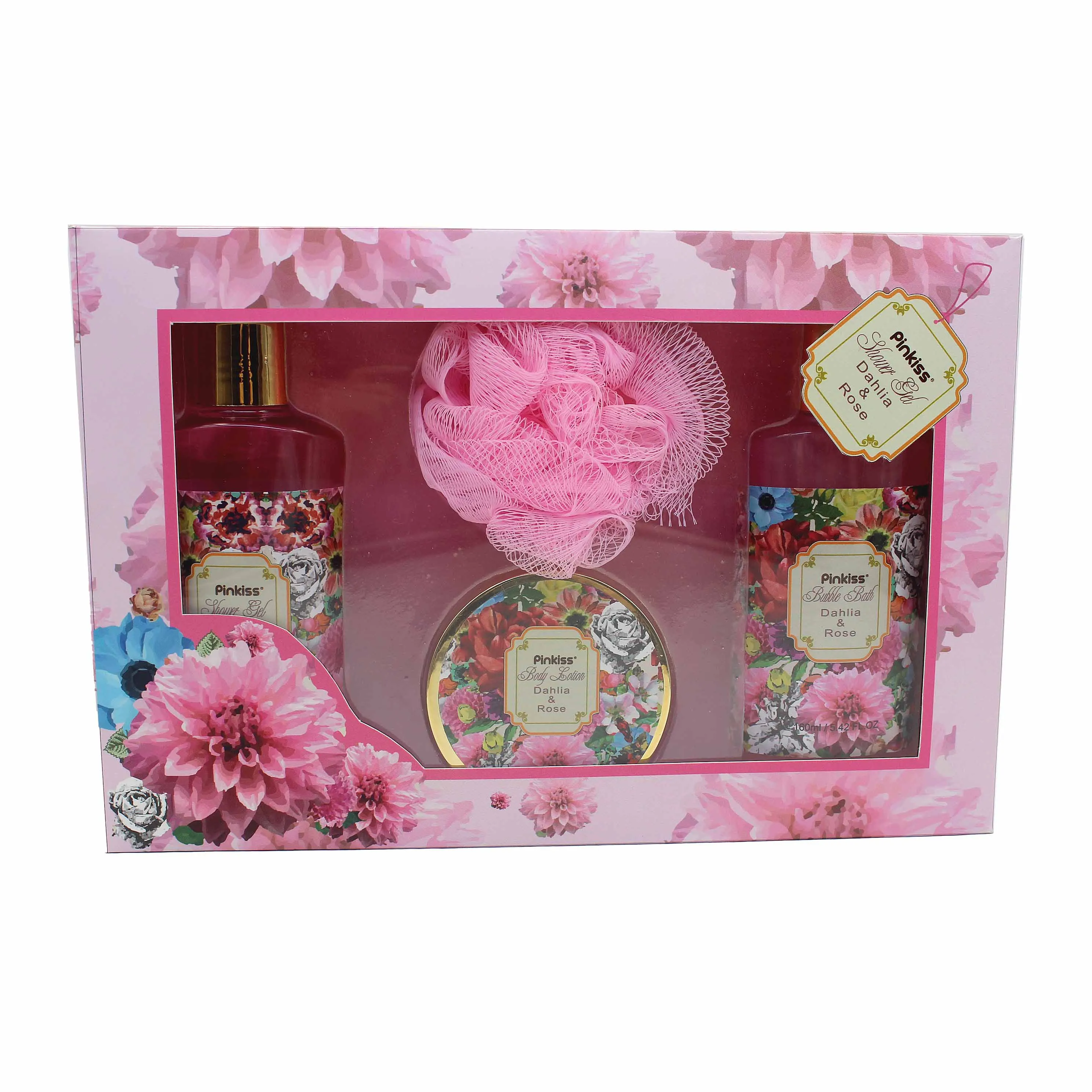 Bath Gift Basket Set for Women Relaxing at Home Spa Kit Scented with Lavender and Jasmine  Includes Large Bath Bomb Salts