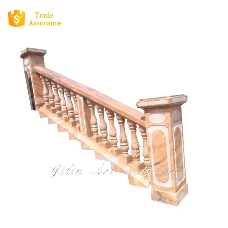 Marble stone balustrade carving sculpture with pillars YL-I039