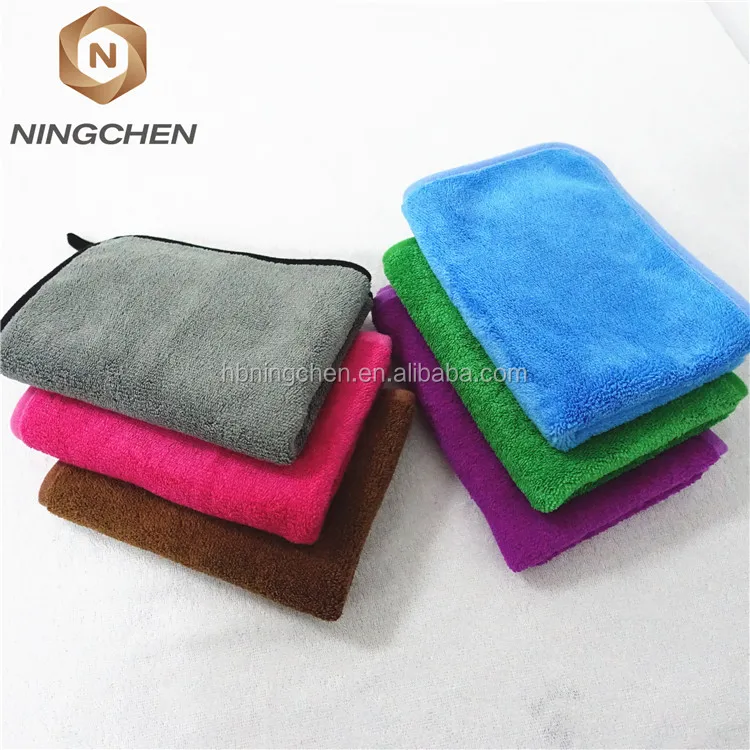 
Car Cleaning Cloth Towels China manufacturer ultra plush super cleaning car detailing 40x40 microfiber cloth 1200gsm 