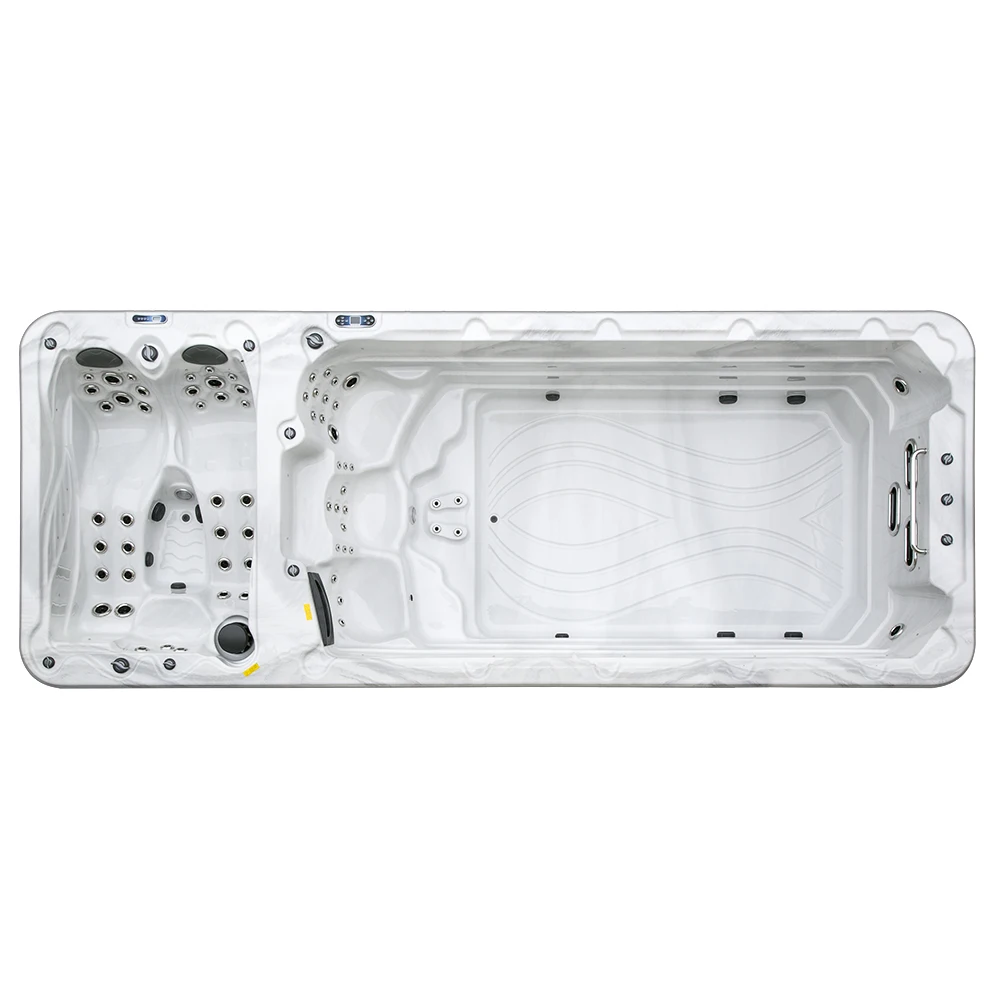 Luxury 32inch TV fiber swimming pool Hydro Spa Pools with Balboa