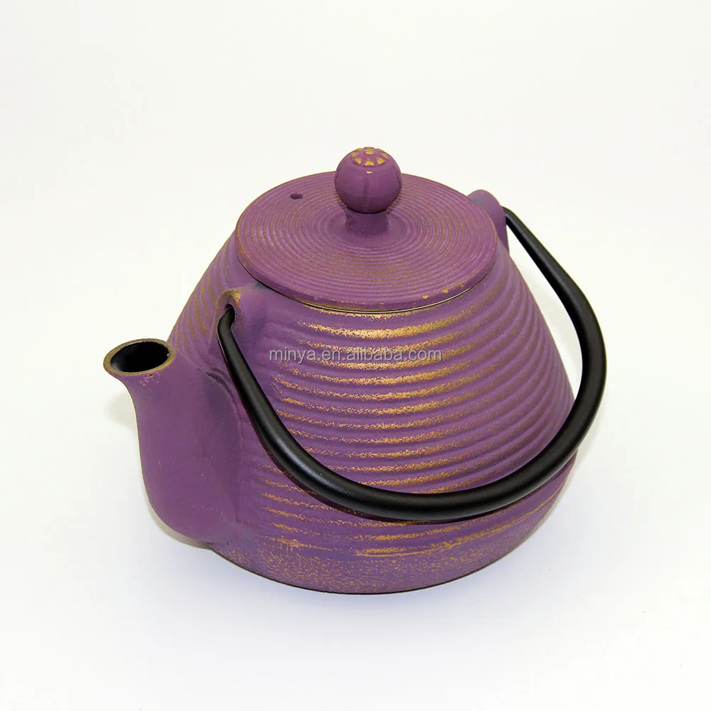 
Factory custom made cast iron teapot 900ml cast iron kettle 