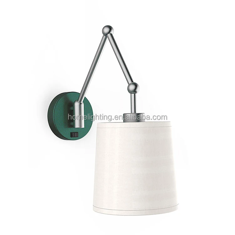 Holiday Inn H 4 modern single & double rocker switch lamp hotel mounted sconce guest room Distributor for Hospitality Lighting