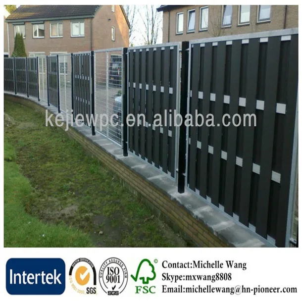 Easy install top quality Europe Popular small wooden fence garden, exterior wood sliding doors, lowes exterior wood doors