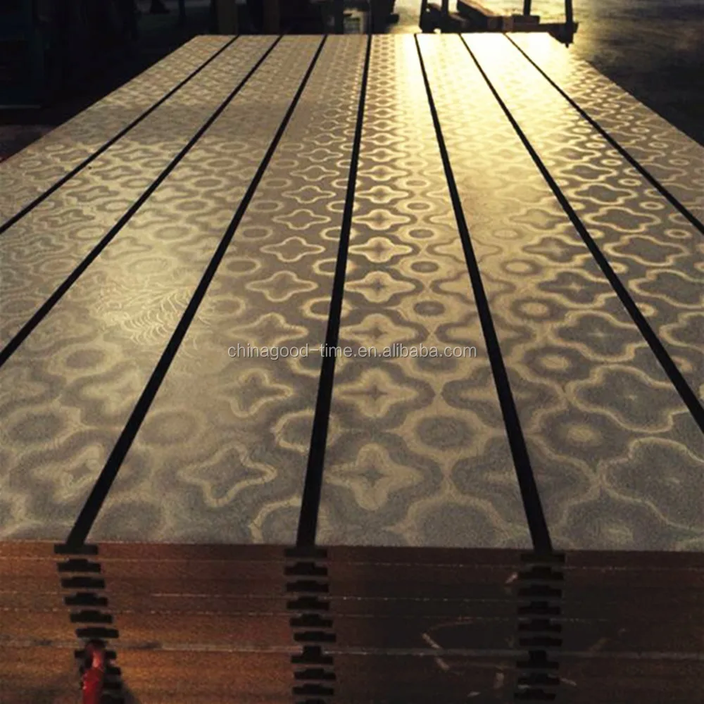 New design melamine MDF slatwall