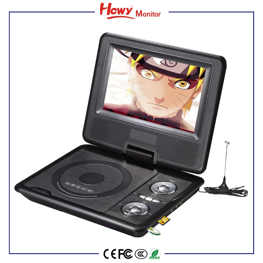  Портативный домашний DVD 7 дюймов 9 10 детский подарок dvd-плеер с EVD VCD CD USB SD