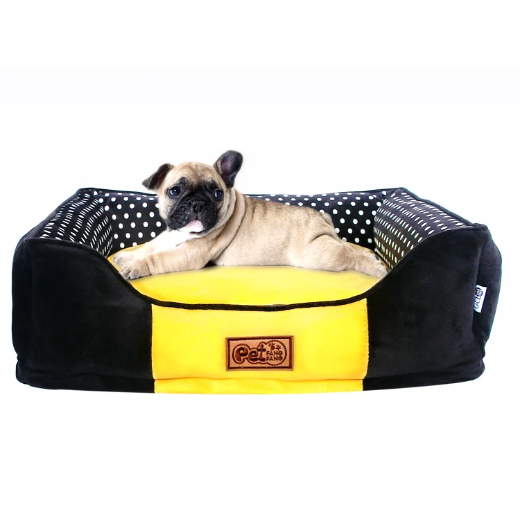 Factory wholesale washable dog bed Wear resistant Bite resistance luxury custom dog house cat bed pet bed