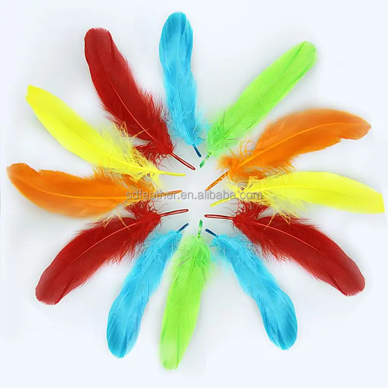 10-15cm Goose Feather Enough Stock Craft Feather Material Natural Goose Feather for Hair/Dress Decoration Accessories