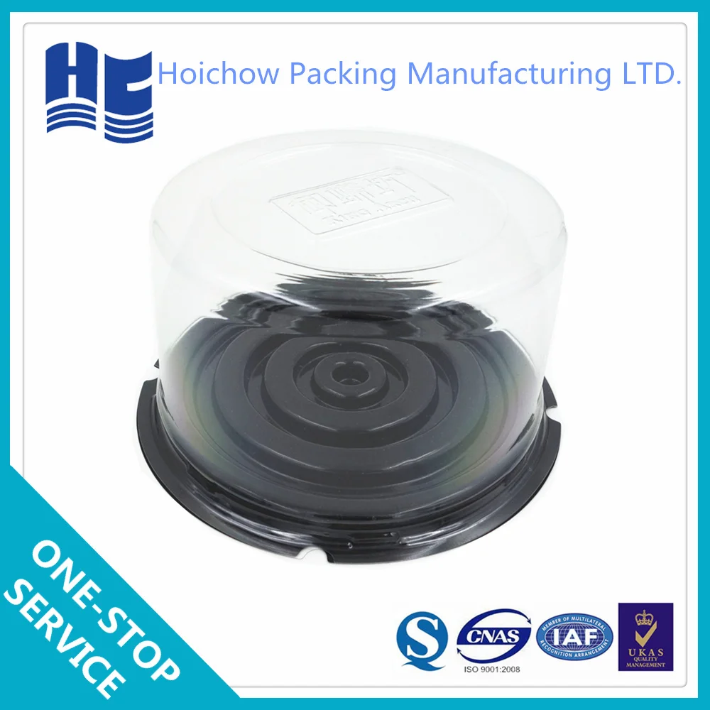 
Custom Transparent Plastic Christmas Cake Blister Box Packaging 