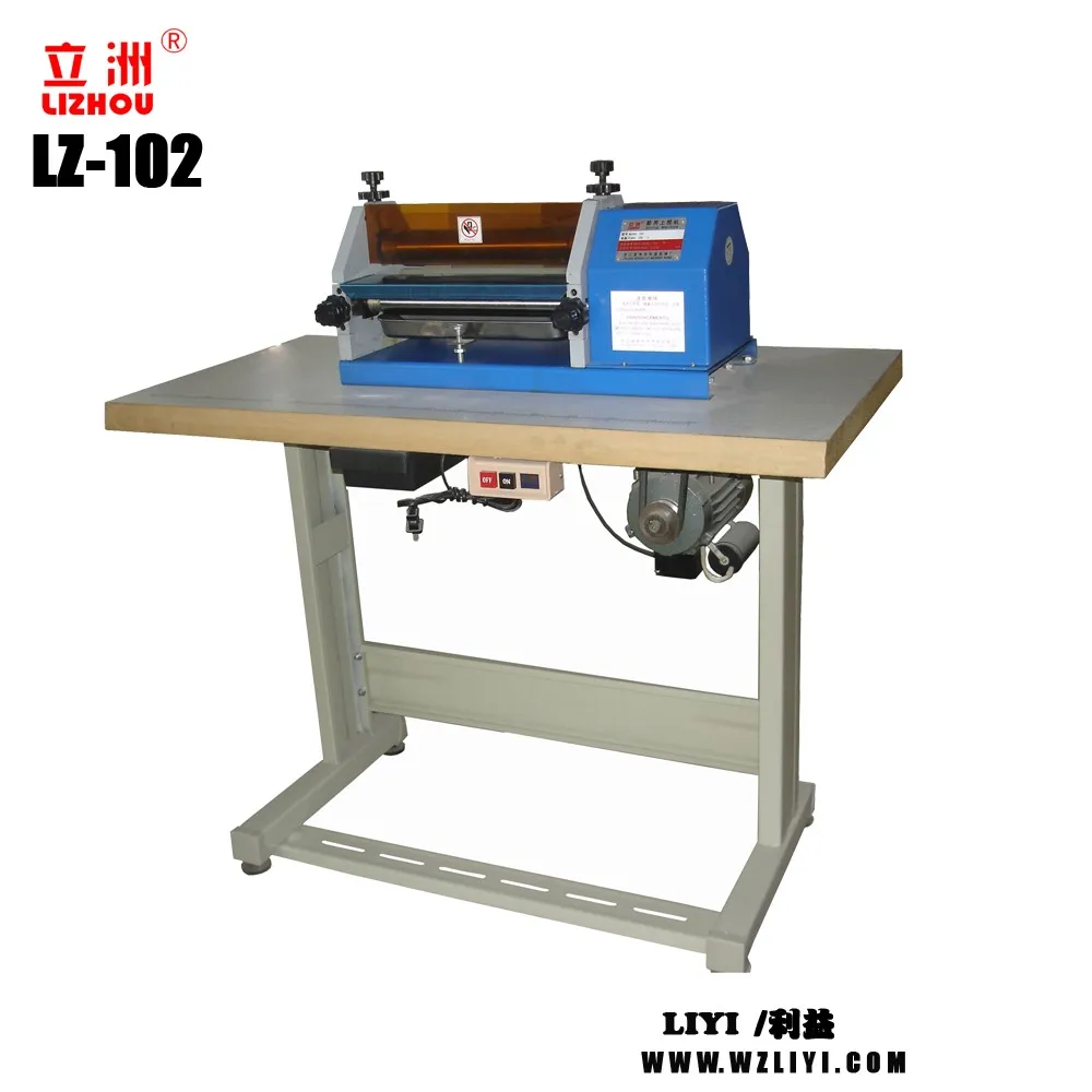 LZ-102 alban manual glue machine with base for paper