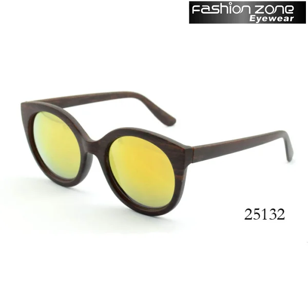 OEM custom wood grain frame square Retro style cheap Brand name sunglasses for women men