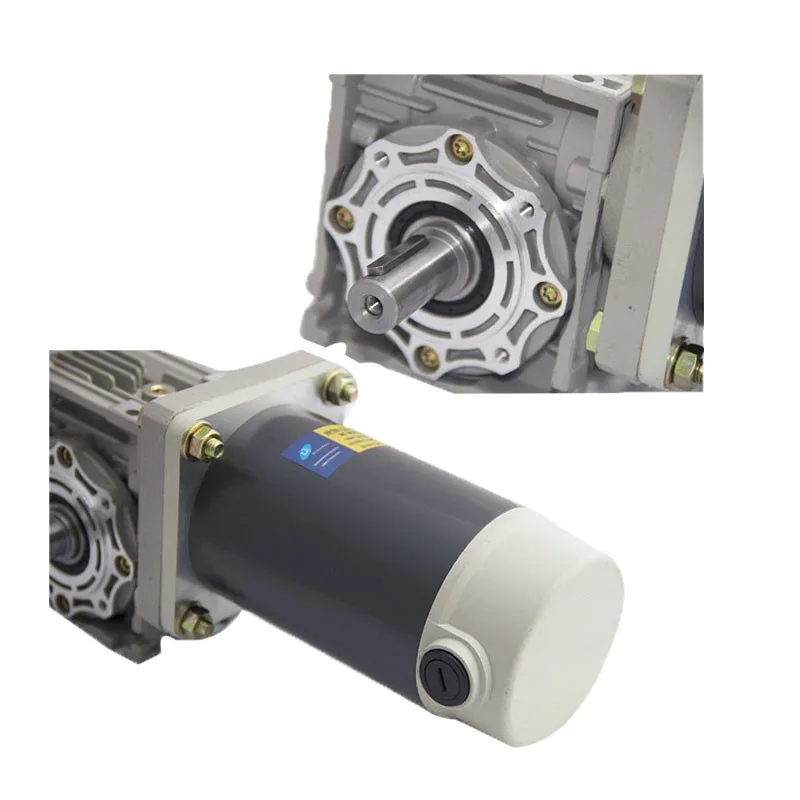 Low rpm high torque dc gear motor 12v 24v motor with worm gear box