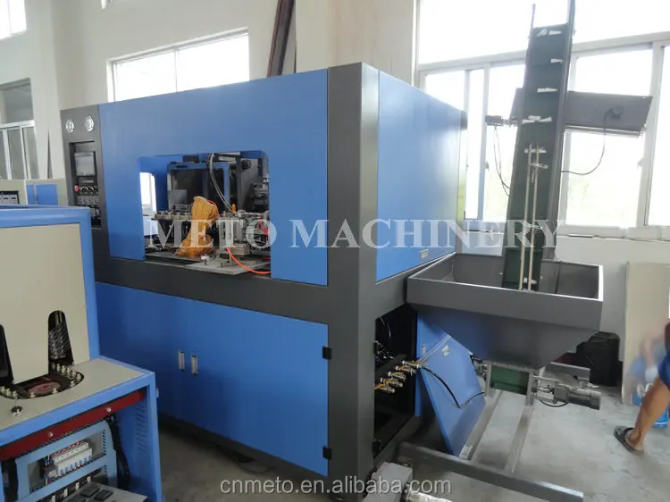 KM-600 6 полости ПЭТ бутылки (для воды) воздуходувки машина Servo