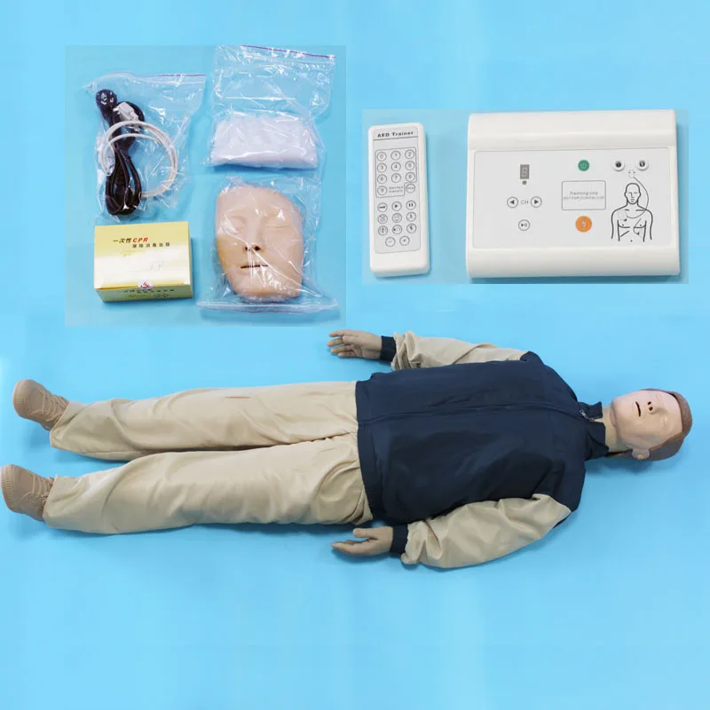 ПВХ сделано в Китае медицинская наука автоматическая модель высокое качество экстренная тренировка полуэкономичный человеческий полный тело манекен