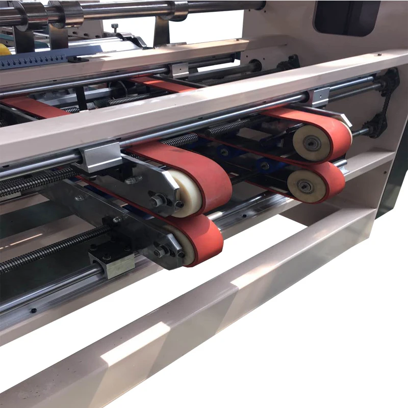 Folding Carton Box Gluing Machine Automatic Crash-Lock Bottom Folder Gluer