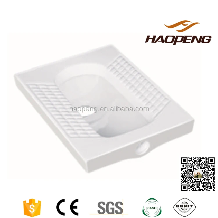 High Quality Ceramic Sanitary Ware Squatting Pan WC Squat Toilet