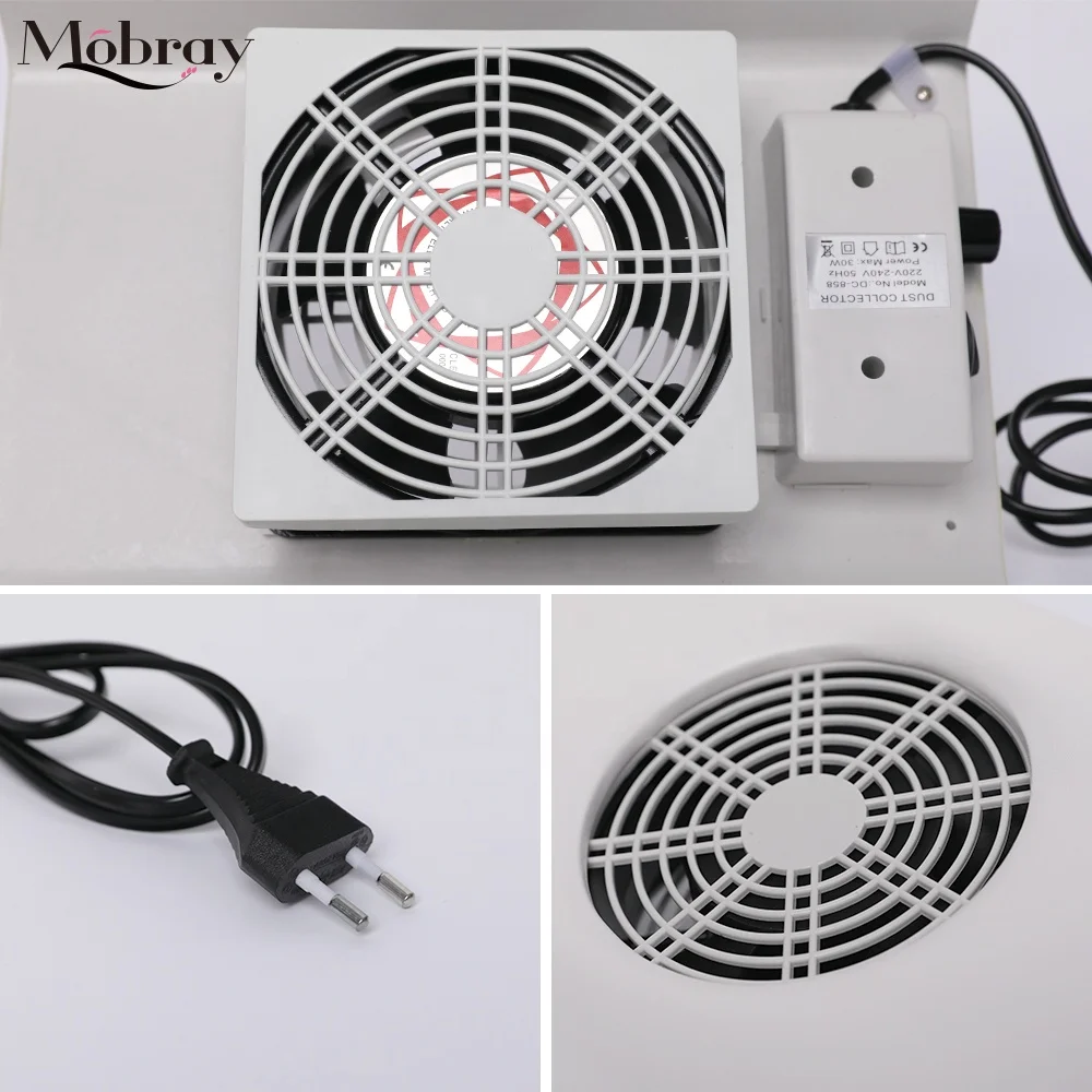 Nail Suction Dust Collector Fan Vacuum Cleaner Manicure Machine Tools Dust Collecting Bag Nail Art Salon Manicure Tools
