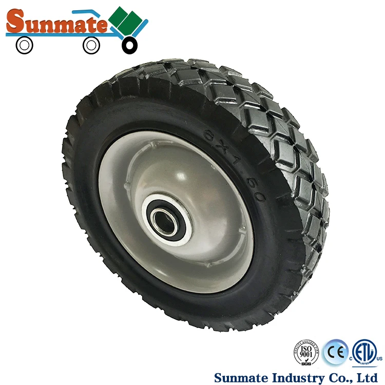 Горячие продать 10 дюймов стальная оправа тачку Полиуретановые Колеса