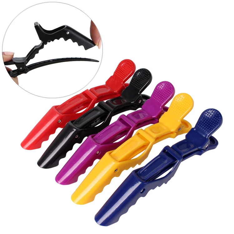 New Salon Hair Styling Clips Sectioning Plastic Alligator Hair Clip For Thick Hair Non Slip Hairgrip for Women and Girls