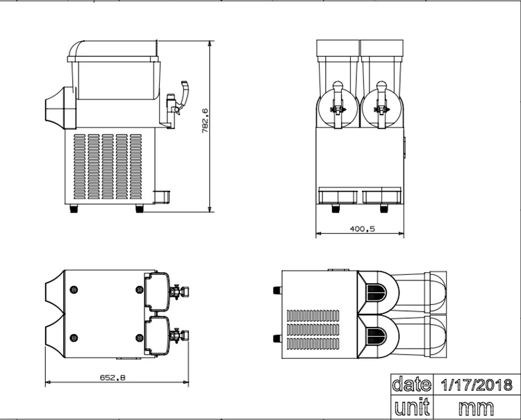 Супер качество красочные гранита машина прохладительных напитков
