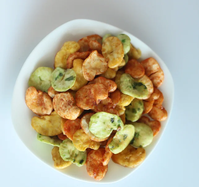 Mixed broad bean chips snacks kosherfava beans halal beans