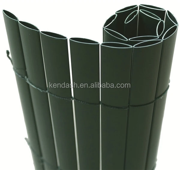 Colored plastic fence