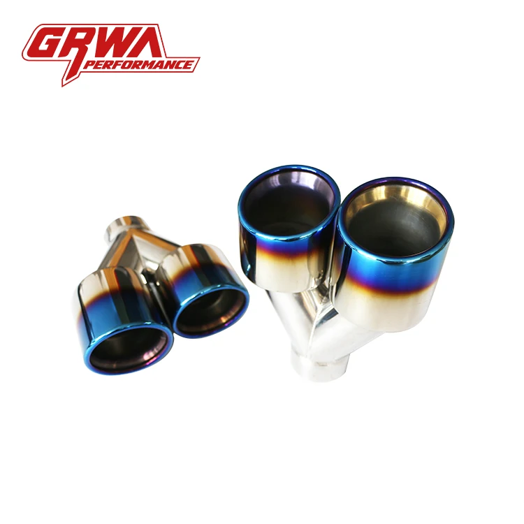 GRWA высокопроизводительный Титановый Глушитель Выхлопной Трубы из нержавеющей