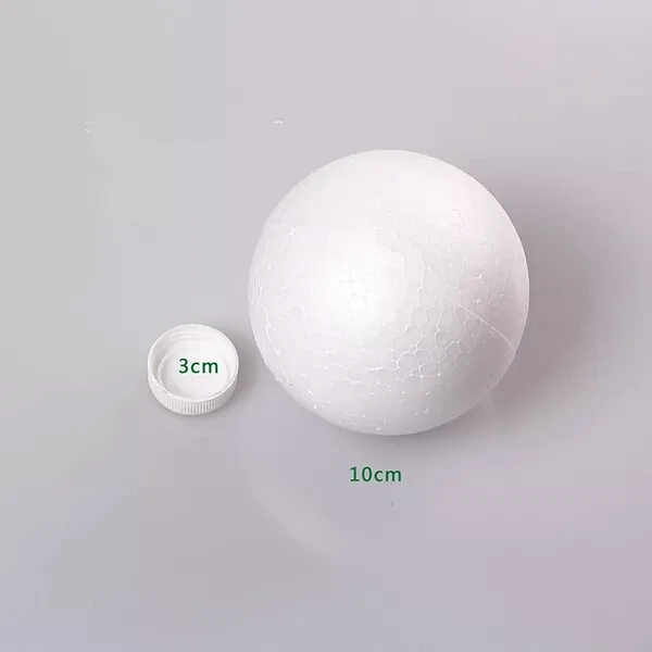 Polystyrene foam  ball for kids Christmas decoration