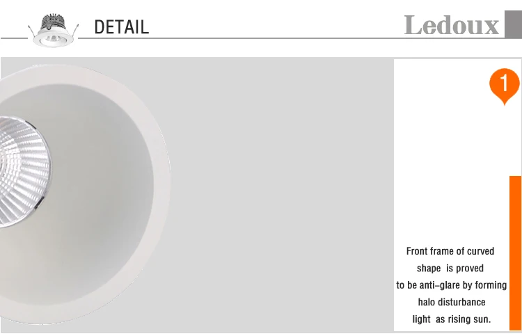 
9W 13W 23W 31W COB fixed indoor Recessed Downlight Led interior Ceiling Light 