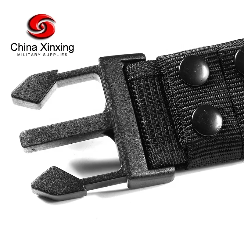Xinxing Black PP webbing women men tactical combat belt for law officer duty