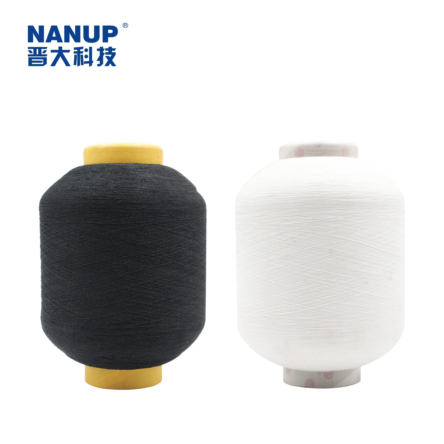 
Antibacterial customized anti-odor silver coated nylon fiber blended cotton covering sock yarn 