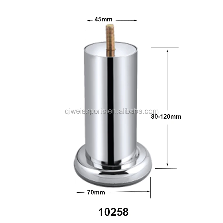 Chrome sofa screw legs Iron Furniture Hardware Sofa Legs