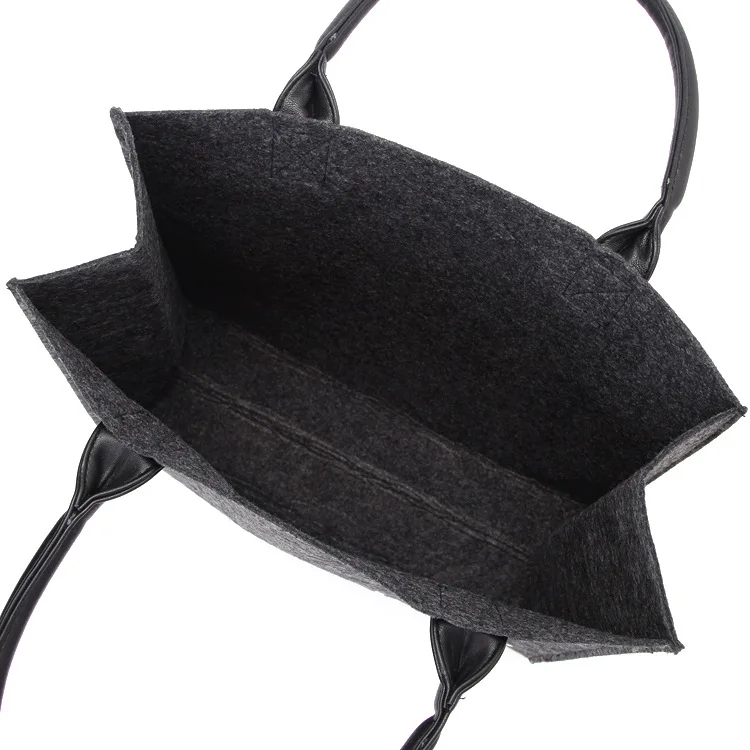 Promotional wholesale with great price felt tote bag