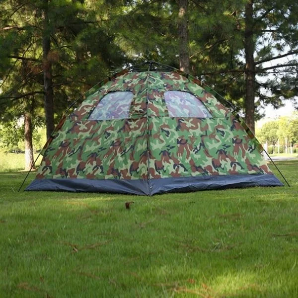 Camping instant with carry bag 6 person hiking silver fabric for 6 person tent