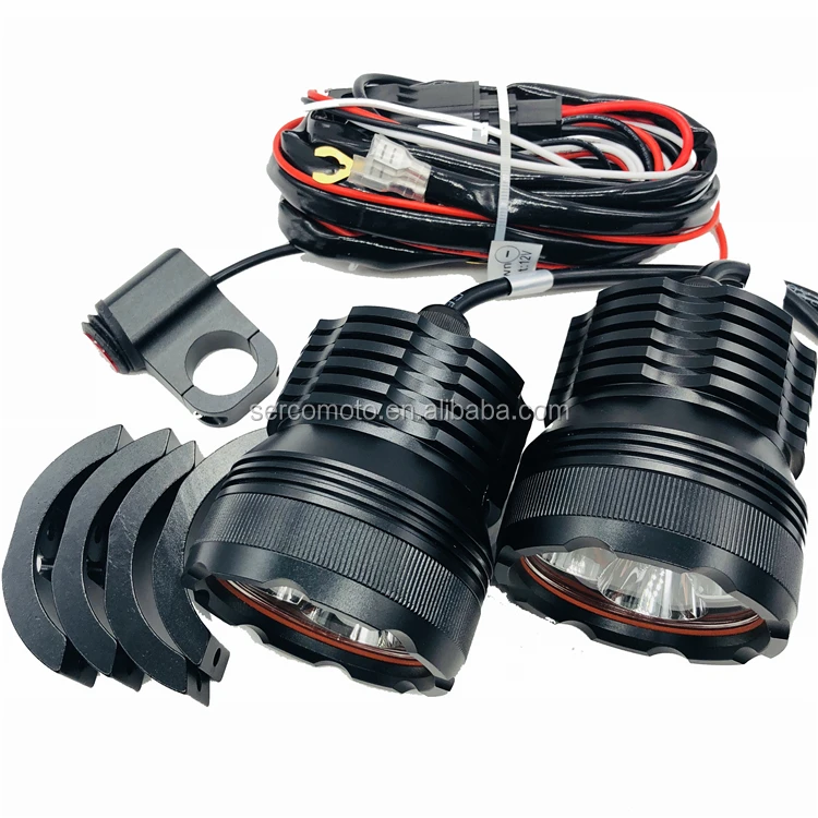 sercomoto auto parts 30w Off Road Driving Fog Lights For Jeep Rzr ATV UTV SUV Truck Boat Motorcycle