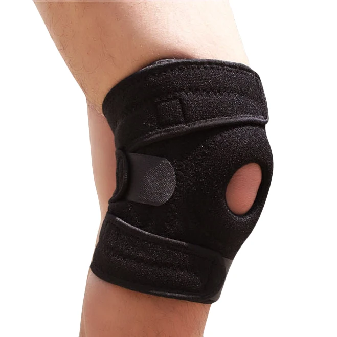 Neoprene Sports  Side Stabilizers Patella Gel Pads  Knee Brace Support