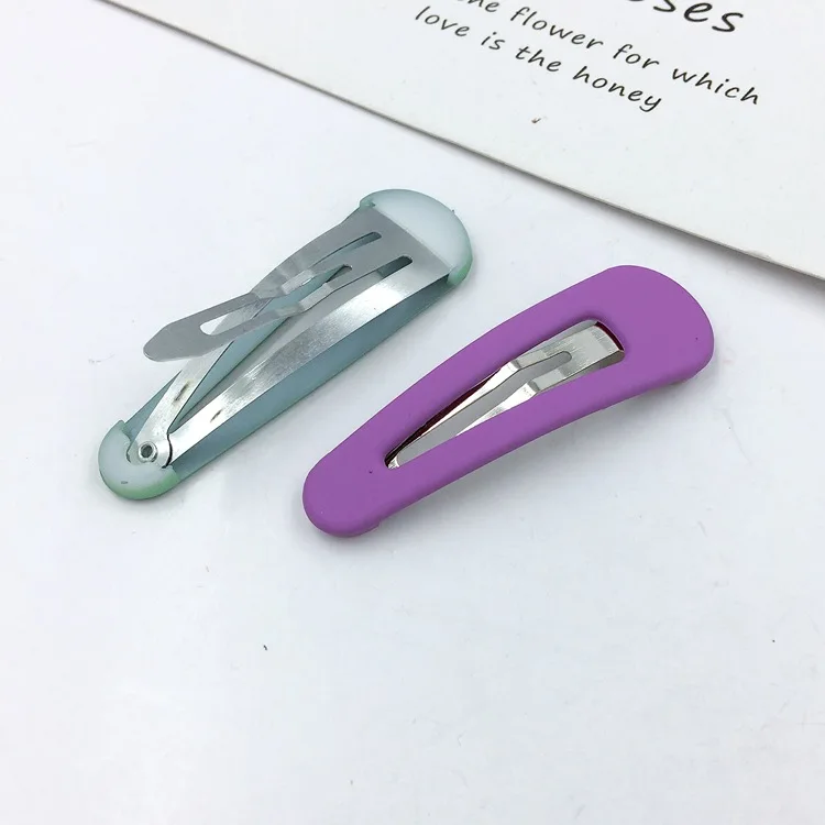 HC276 candy color acrylic hair clip classic BB clip