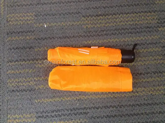 3 folding pocket umbrella promotion cheap umbrella give away popular for Brazil