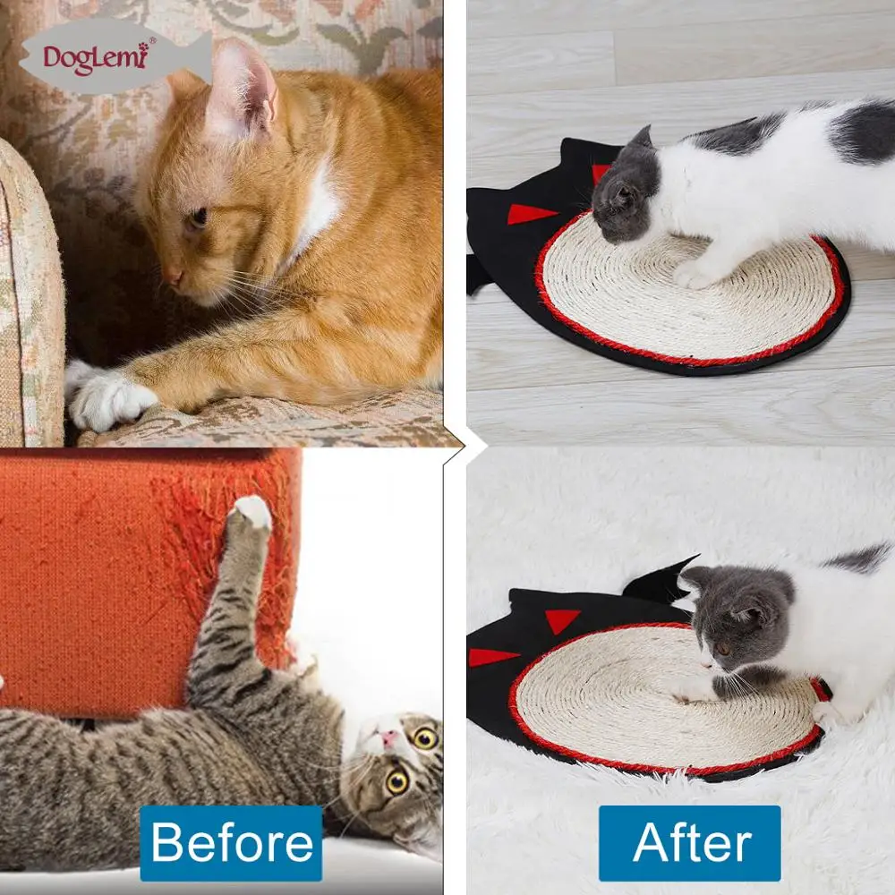 Halloween Bat DesignMat Anti Slip Cat Scratcher Cat Kitty Scratching Mat Board