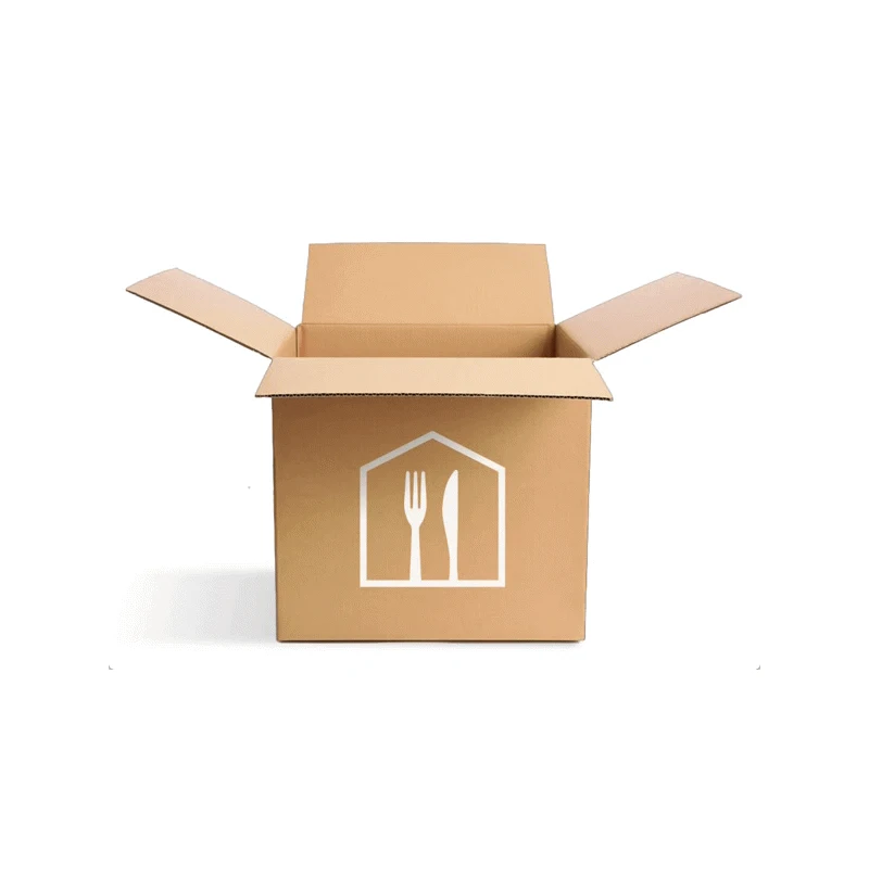 Standard Shipping Box Sizes Plain Brown Or Watermark Logo Corrugated Box