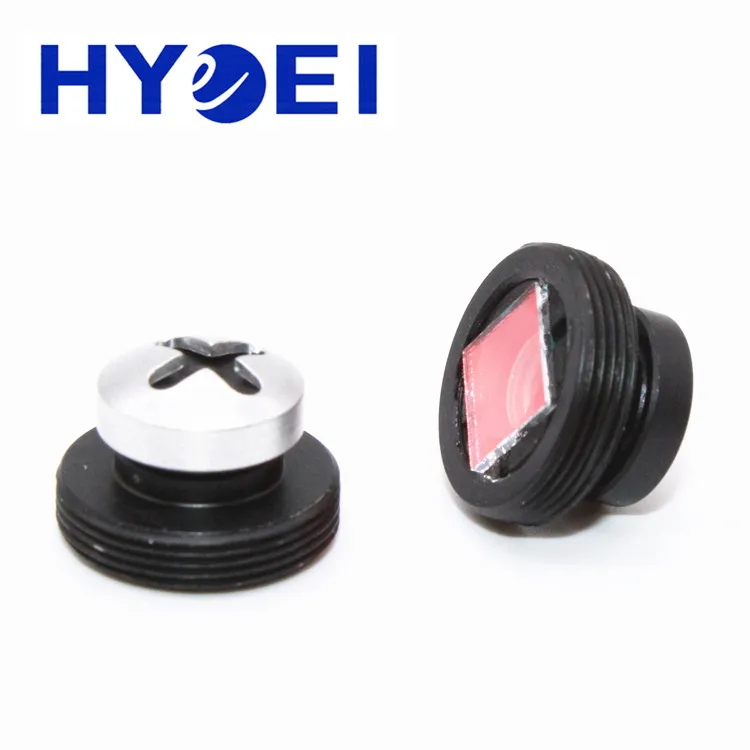 
Pinhole button hidden camera lens 3.7mm 4.3mm M12 tiny size lens 1/3