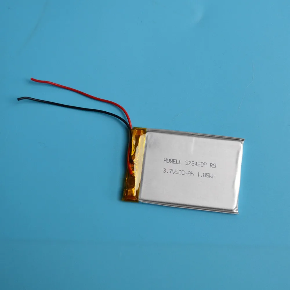 Customized 3.7V 500mAh 1.85wh Lipo Battery 503535 701855 502540