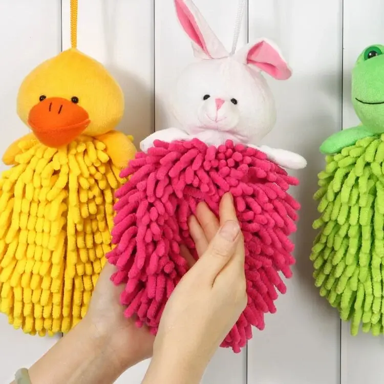New Products Lovable Microfiber Super Soft Chenille Hangle Cleaning Cloth