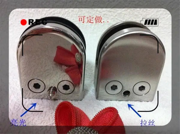 long service life stainless steel decorative mirror clips