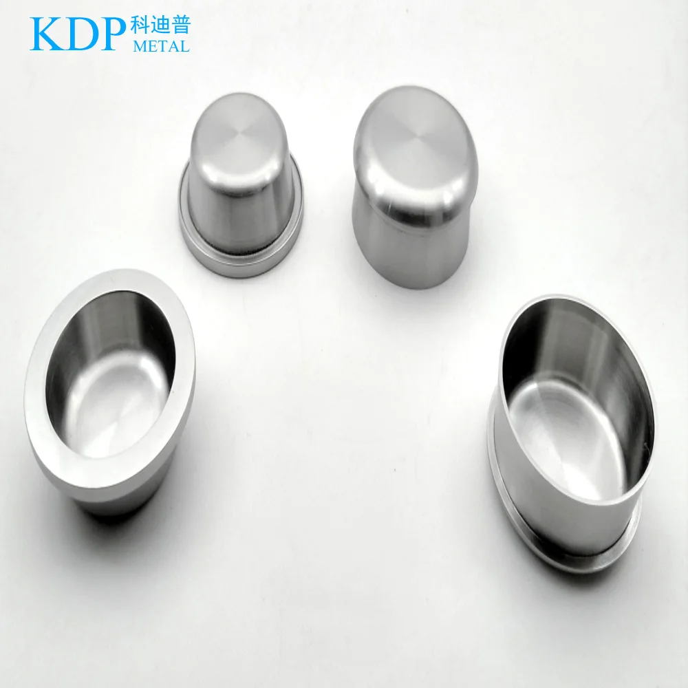 Manufacturer industry 99.95% purity polished tantalum crucible pure tantalum boat box