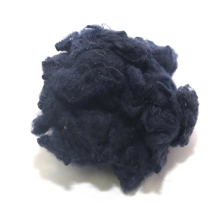 Recycled high tenacity polyester staple fiber 1.2d 38mm