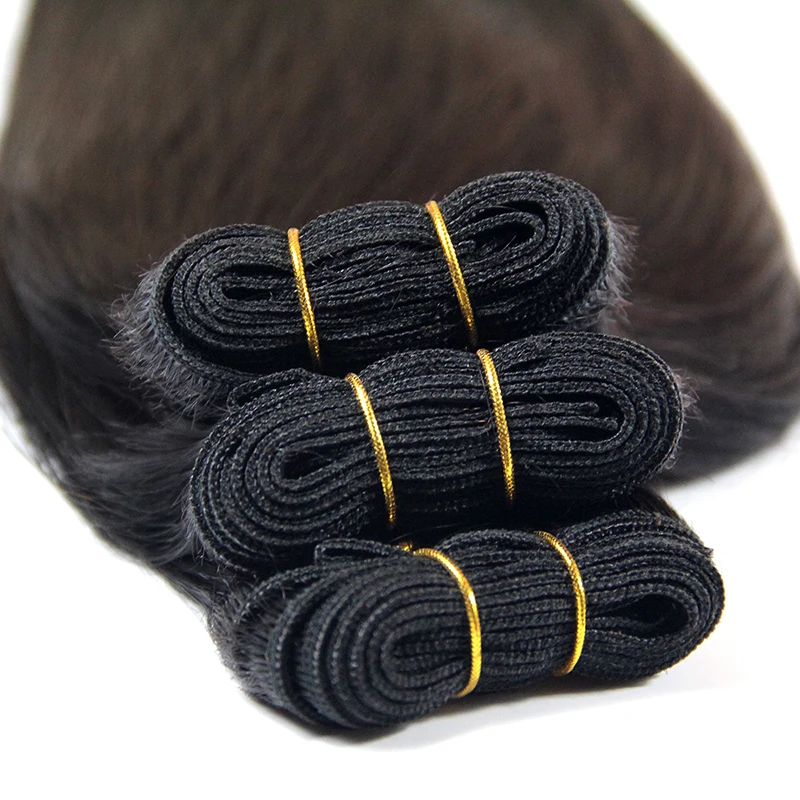 True length 16 inch virgin brazilian super double drawn hair, mink straight human hair with closure