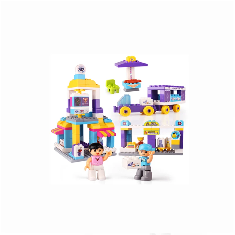 Certified Enlighten Christmas Building Blocks Toys For Kids Building Bricks Compatible With Large Size