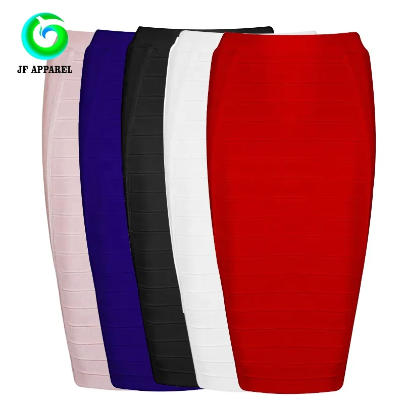 2022 Hot Sale Mature Girls Women Evening Party Sexy knee length Bandage Skirt