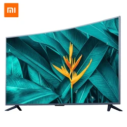 New Model Cheap Chinese Xiaomi TV 55 Curved TV 4K Mi Digital Big Screen HD LCD Smart TV Remote Control 2GB RAM 8GB ROM