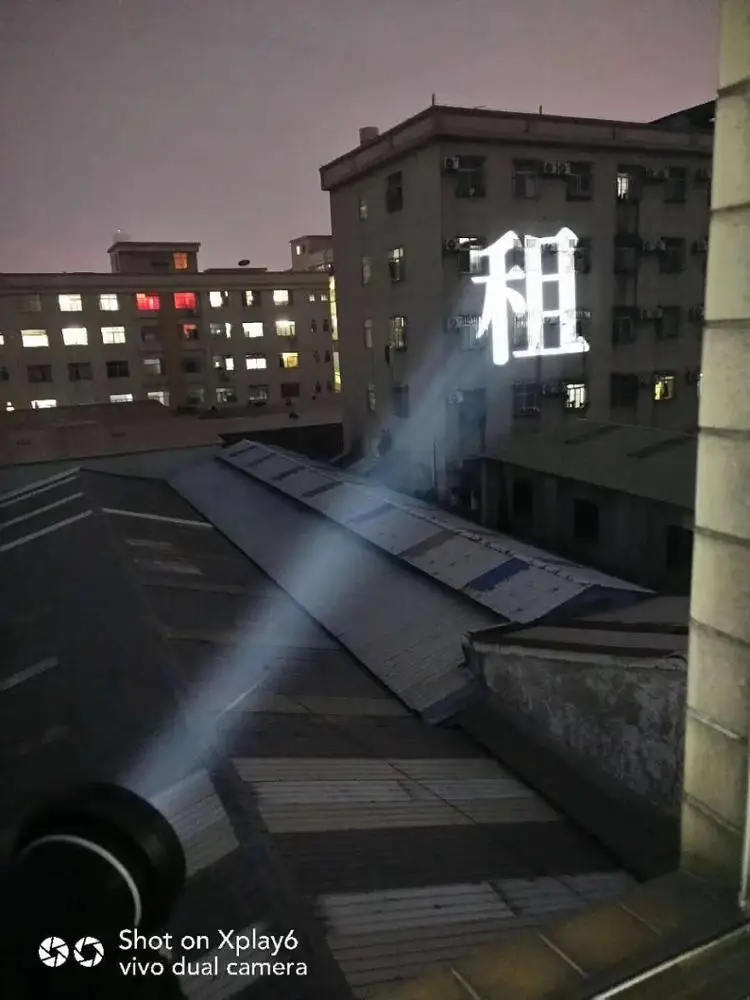 Outdoor big power  300W  waterproof LED  gobo  light  logo projector lamp